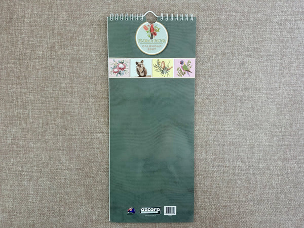 2027 Slim Calendar - Flora & Fauna