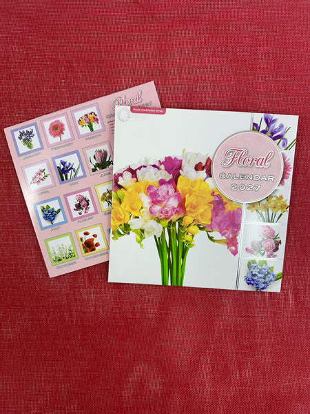 2027 MINI Calendar - Floral