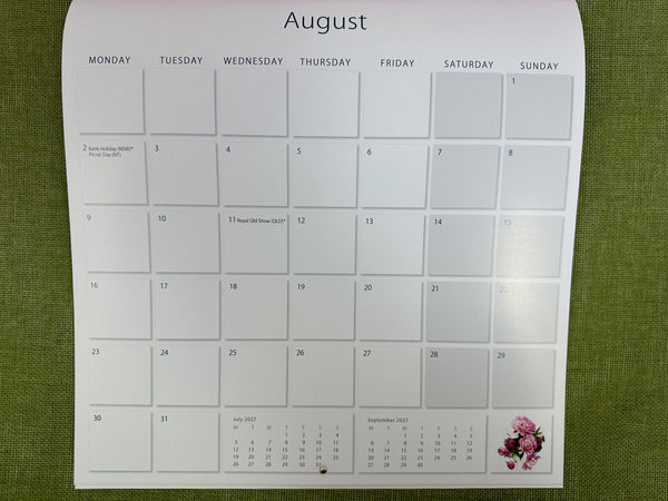 2027 Calendar - Floral