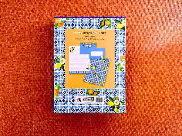 Correspondence Set - Amalfi Lemon
