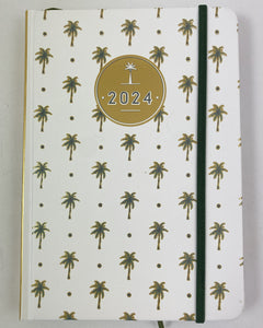 2024 A5 Diary Day to a Page - Palm Trees