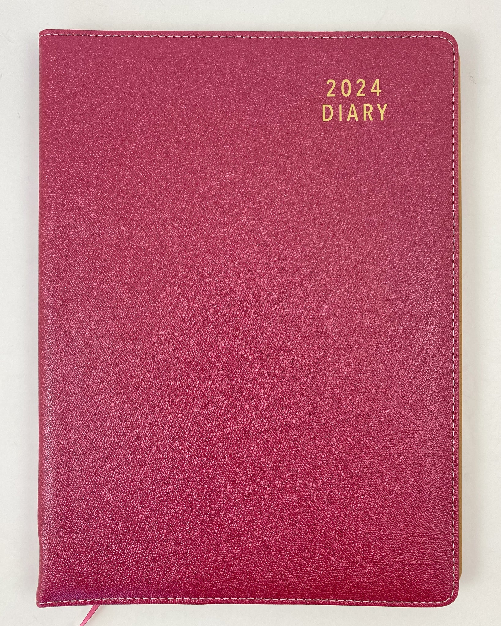2024 A4 Diary Week to View CHERRY