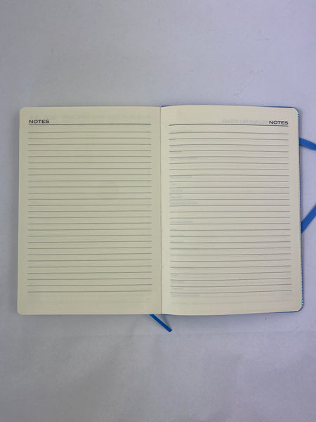 2024 A5 Diary Day to a Page - Blue