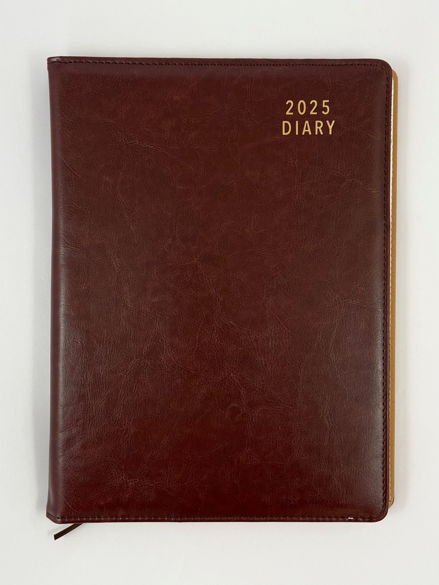 2025 A4 Diary Week to View - Chocolate