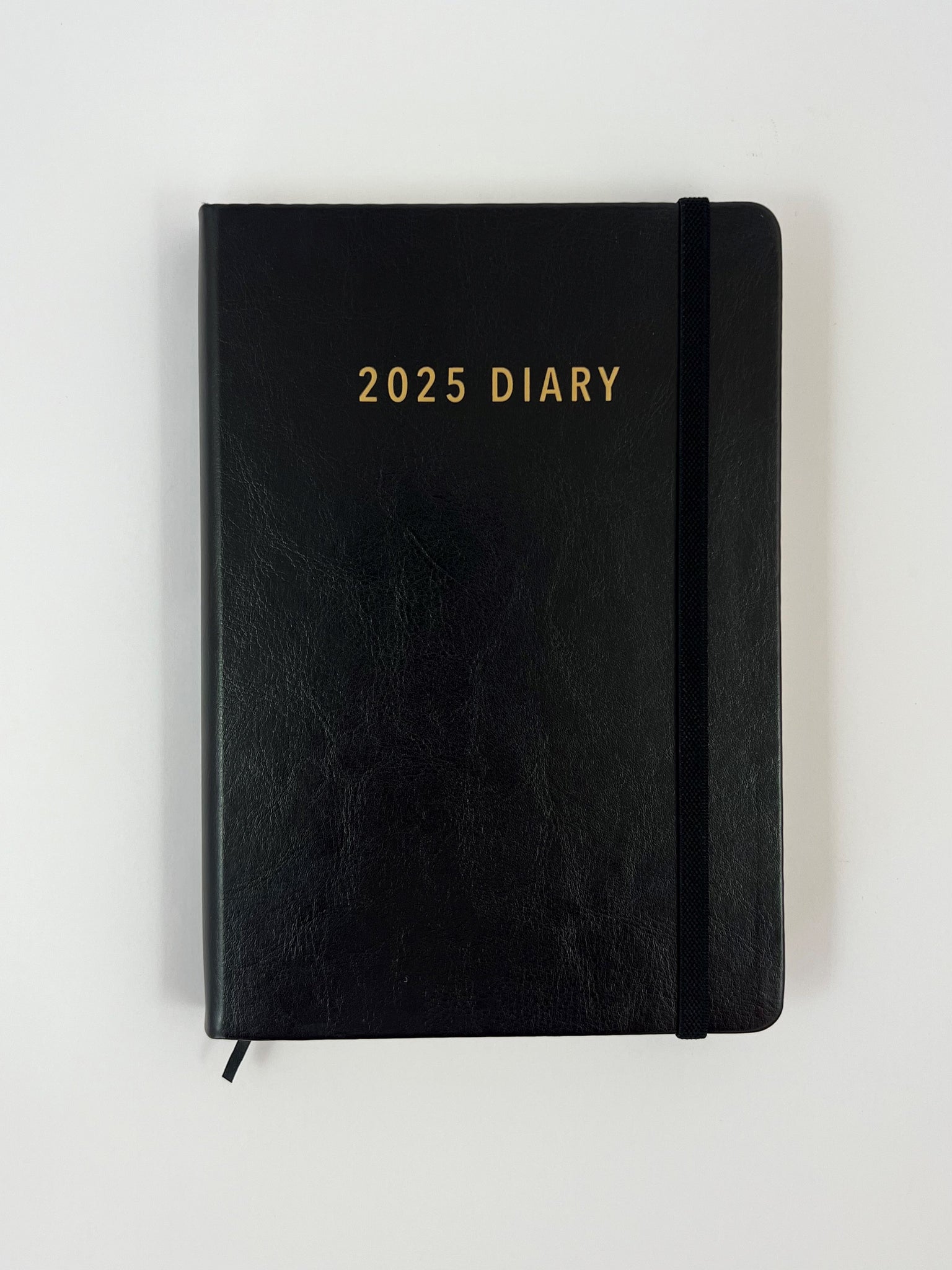 2025 A5 Diary Day to a Page - Black