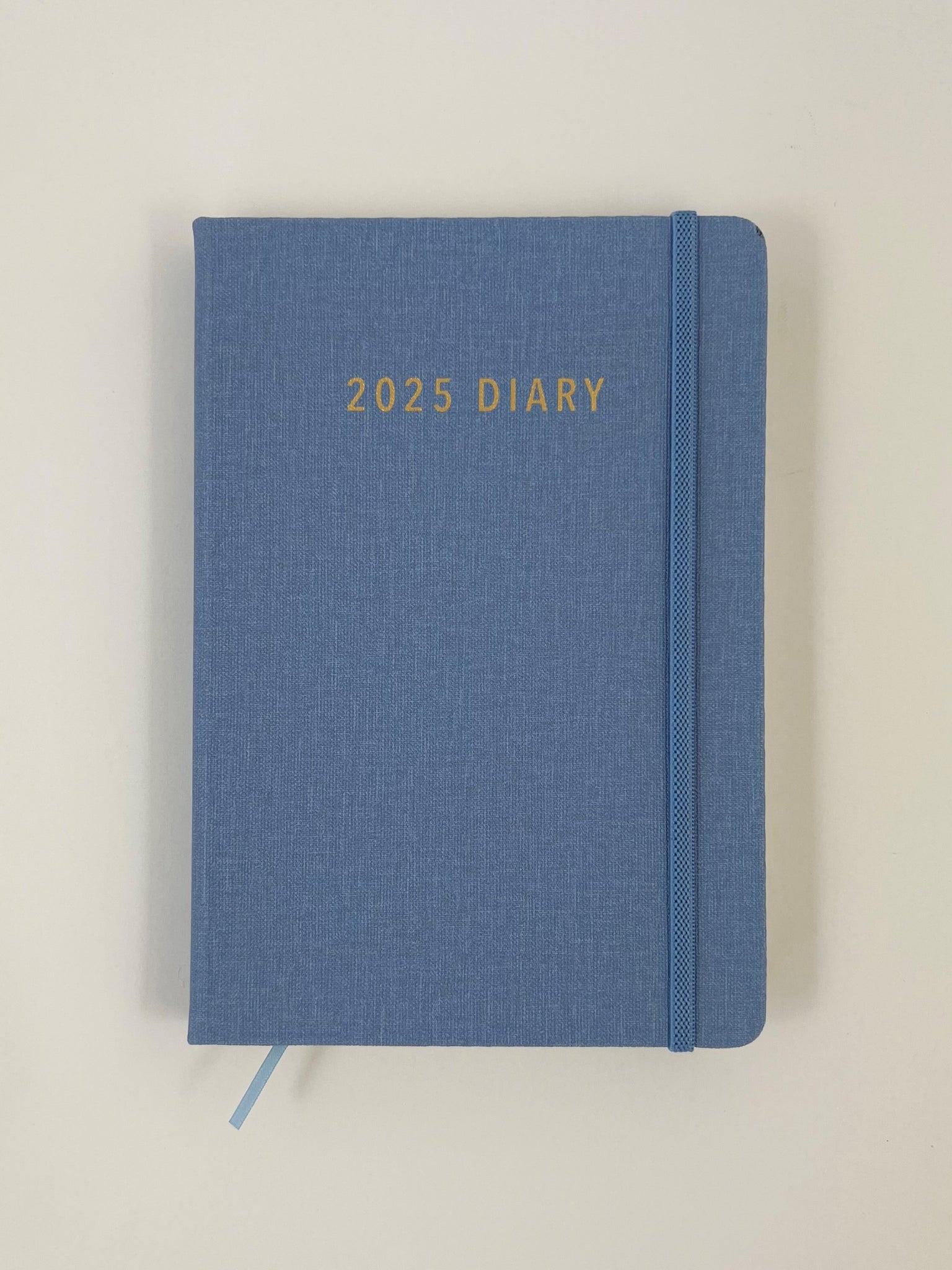 2025 A5 Diary Day to a Page - Powder Blue