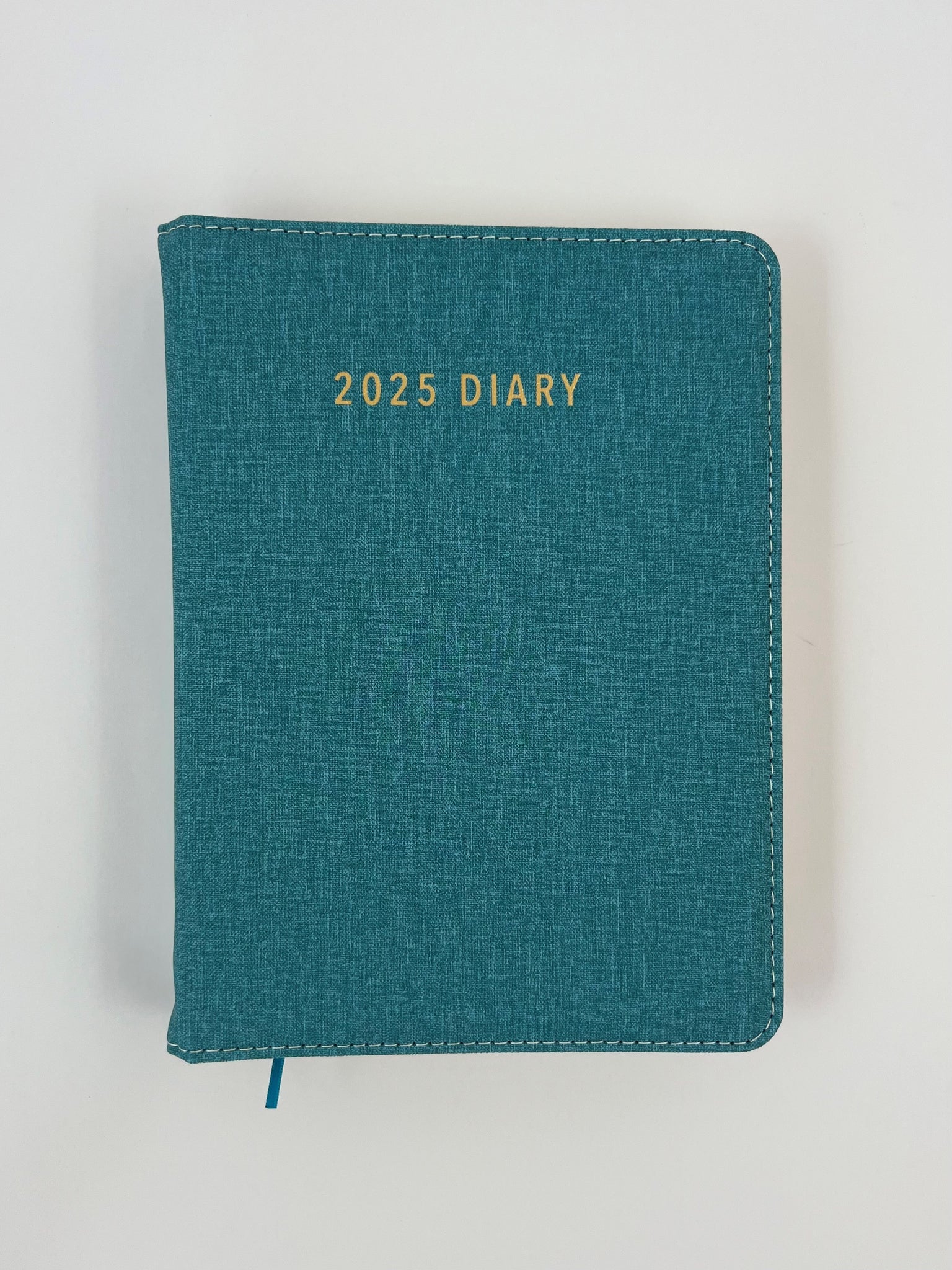 2025 A5 Spiral Diary Day to Page - Teal