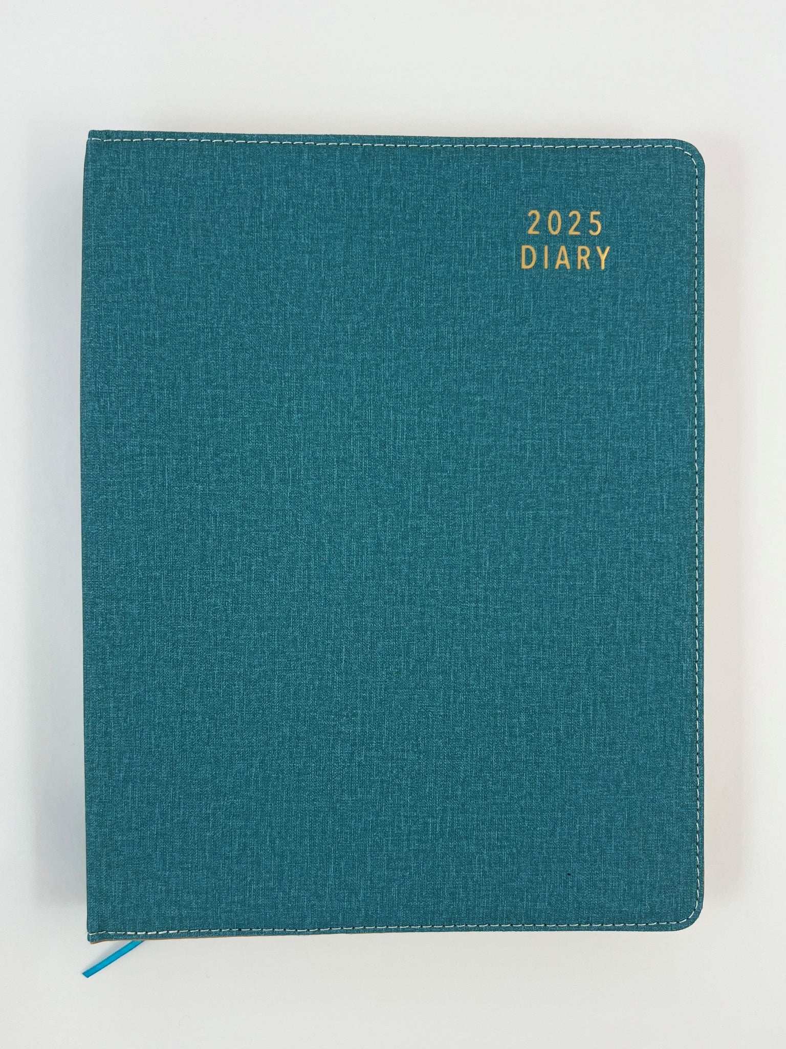 2025 A4 Diary Spiral Day to a Page - Teal