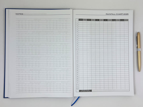 2025 'Business Basics' Diary A4 Day to a Page - Royal Blue