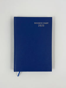 2025 'Business Basics' Diary A5 Day to a Page - Royal Blue