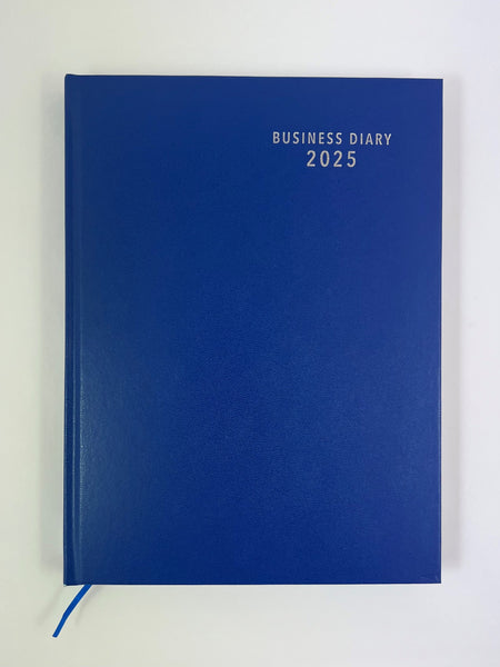 2025 'Business Basics' Diary A4 Week to View - Royal Blue