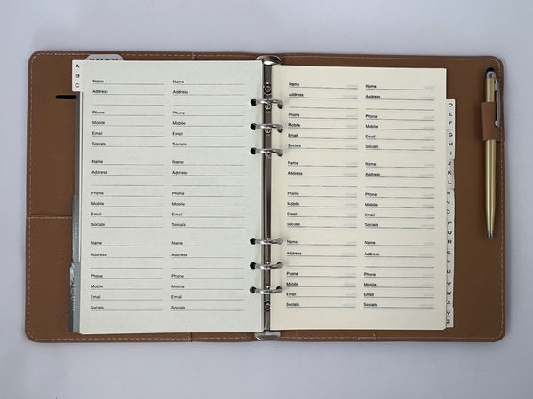 2025 Organiser Diary A5 Week to View - Coral