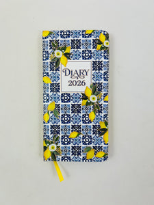 2026 Purse Diary - Week to View - Amalfi Lemon