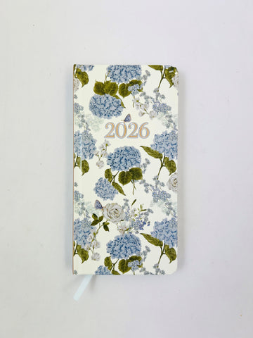 2026 Purse Diary - Week to View - Hydrangeas