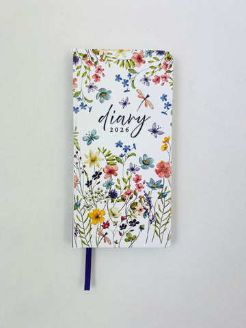 2026 Purse Diary - Week to View - Wildflowers