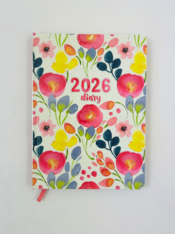 2026 A5 Fashion Diary - Week to View - Fleur