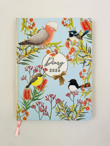 2026 A5 Fashion Diary - Week to View - Tiny Birds