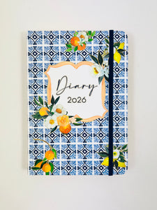 2026 A5 Fashion Diary - Day to Page - Amalfi