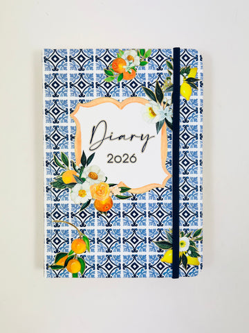 2026 A5 Fashion Diary - Day to Page - Amalfi
