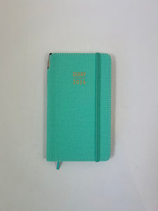 2026 Week to View - Purse Diary with Pen - Turquoise