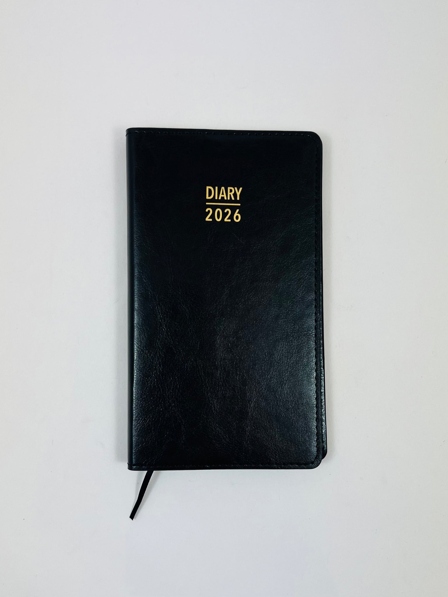 2026 Week to View - Slim Spiral Diary - Black