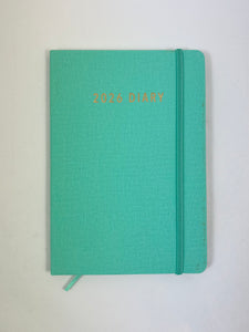 2026 Week to View - A5 Diary - Turquoise