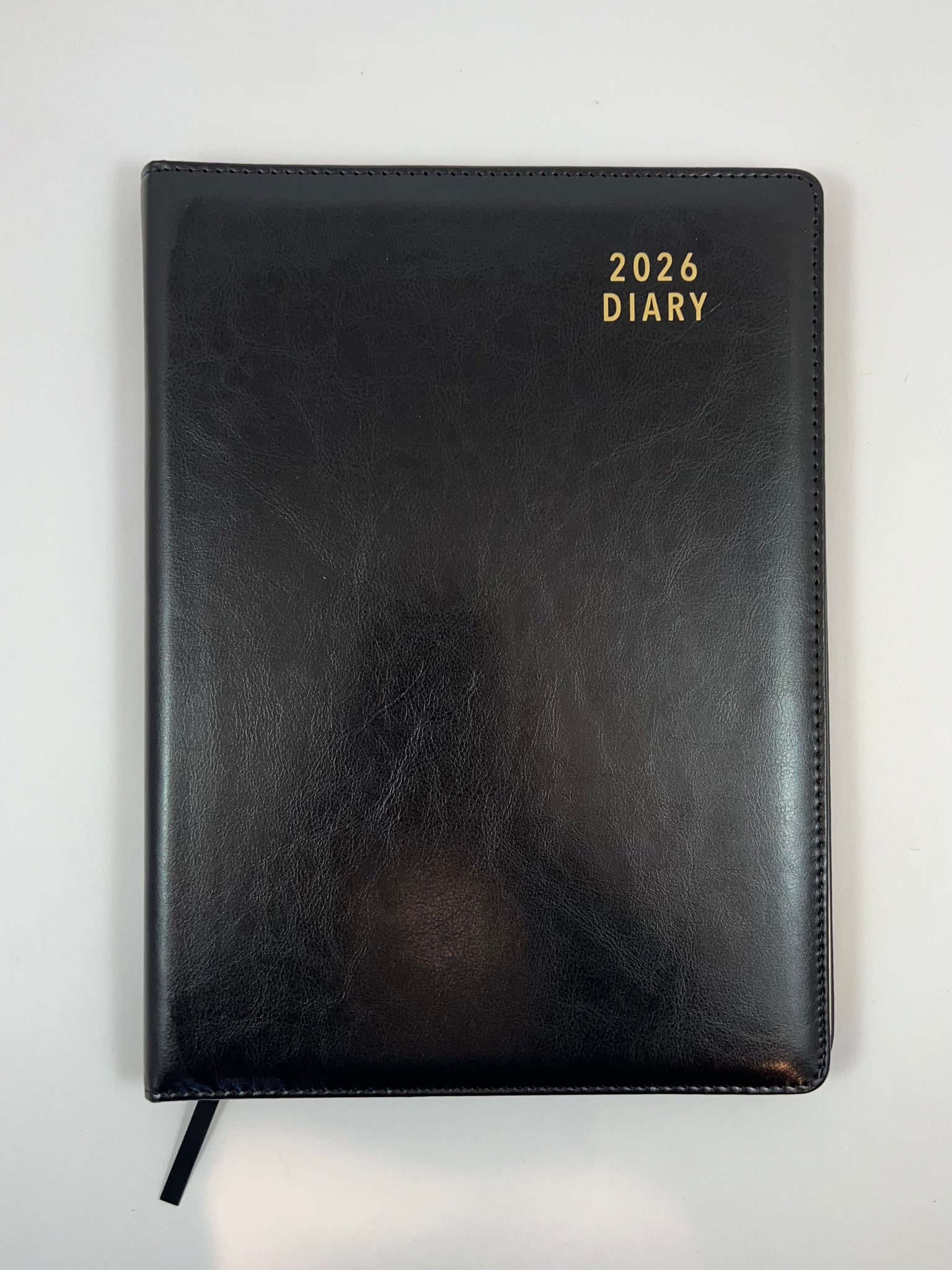 2026 Week to View - A4 Spiral Diary - Black