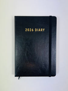 2026 Day to Page - A5 Diary - Black