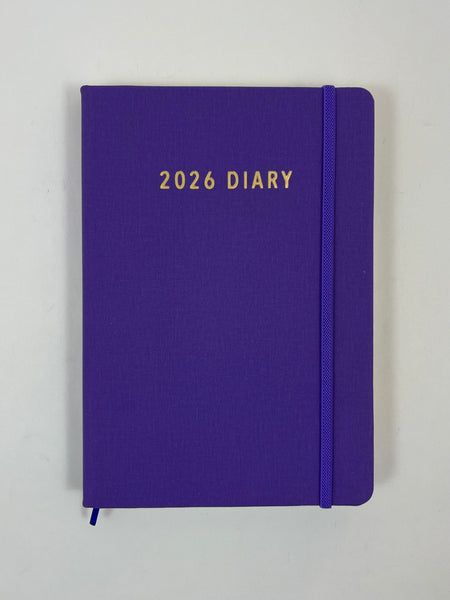 2026 Day to Page - A5 Diary - Violet