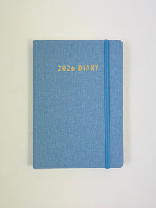 2026 Day to Page - A5 Diary - Powder Blue