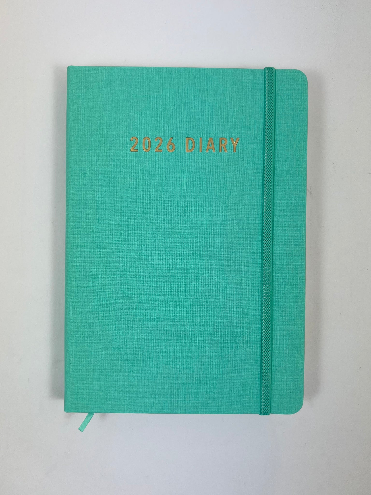2026 Day to Page - A5 Diary - Turquoise