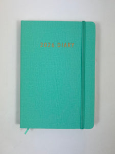 2026 Day to Page - A5 Diary - Turquoise