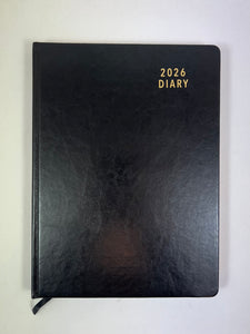 2026 Day to Page - A4 Diary - Black