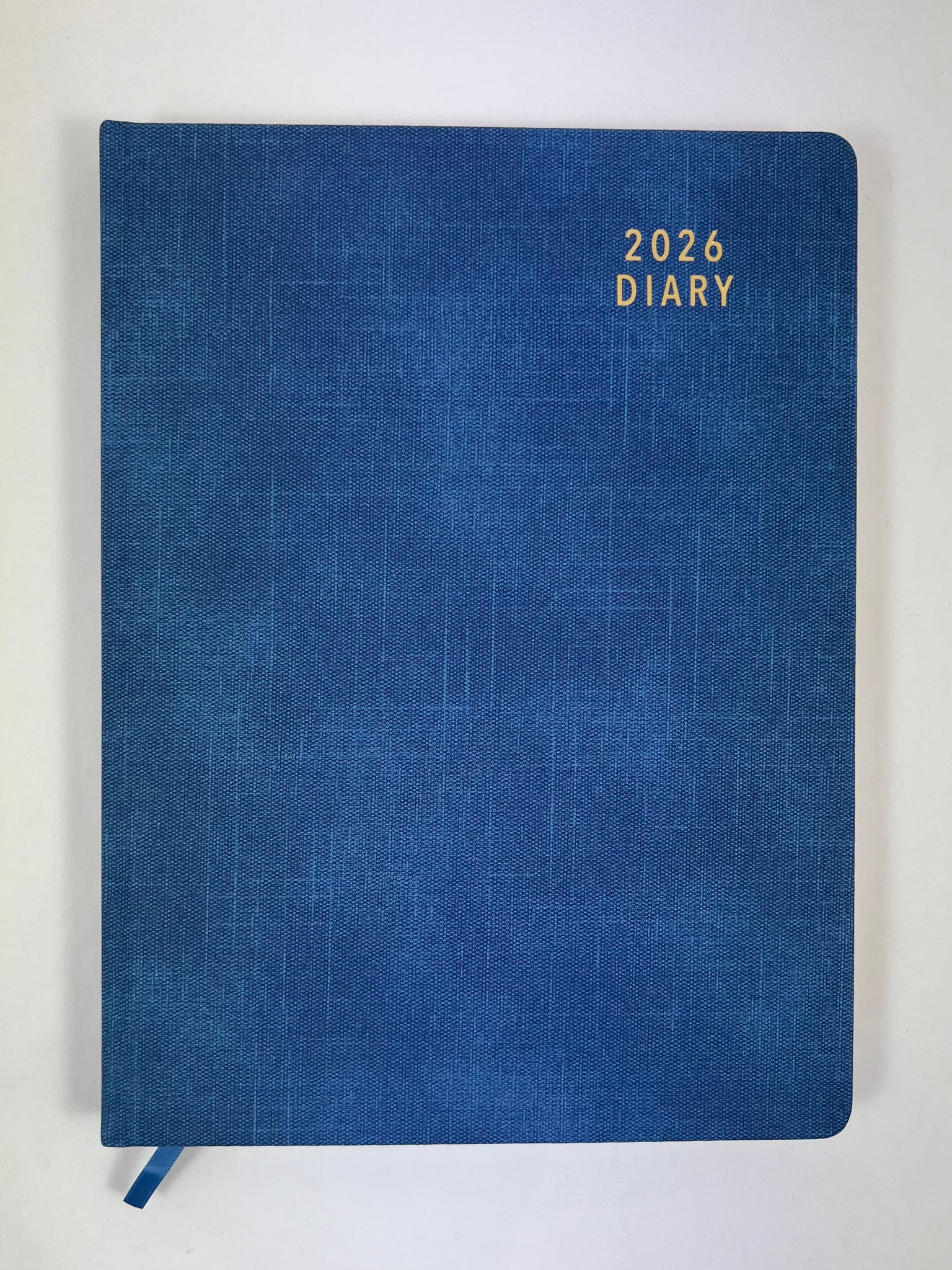 2026 Day to Page - A4 Diary - Steel Blue