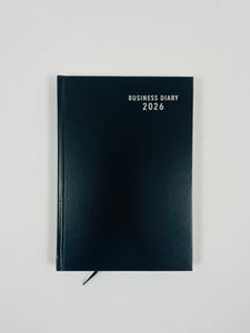2026 'Business Basics' A5 Diary - Day to a Page - Black