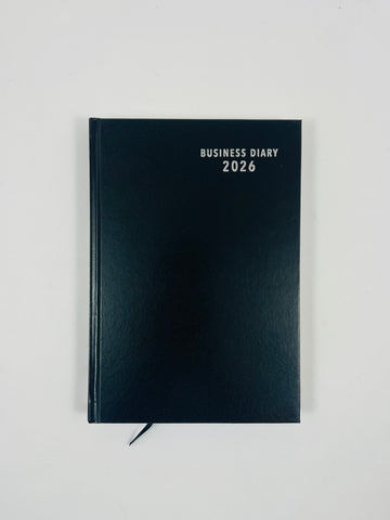 2026 'Business Basics' A5 Diary - Day to a Page - Black