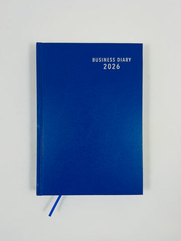2026 'Business Basics' A5 Diary - Day to a Page - Royal Blue