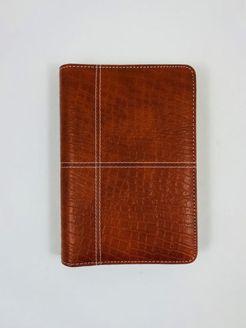 2026 Week to View - Slim Organiser Diary - Croc Tan