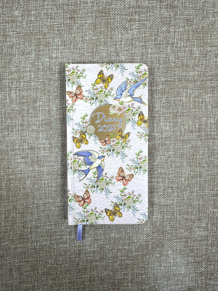 2027 Purse Diary - Week to View - Butterflies
