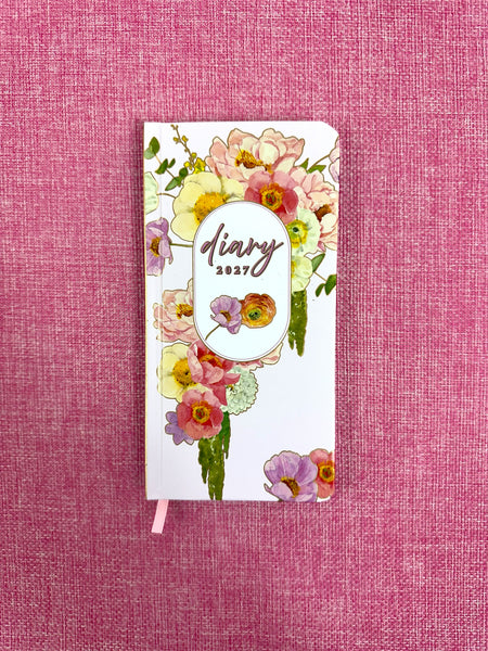 2027 Purse Diary - Week to View - Peachy
