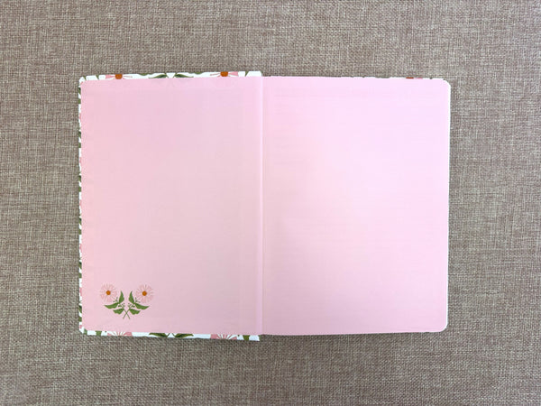 2027 A5 Diary Case - Sweet Pink Petals