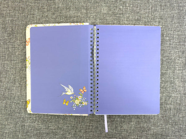 2027 A5 Diary Spiral - Swallows & Butterflies