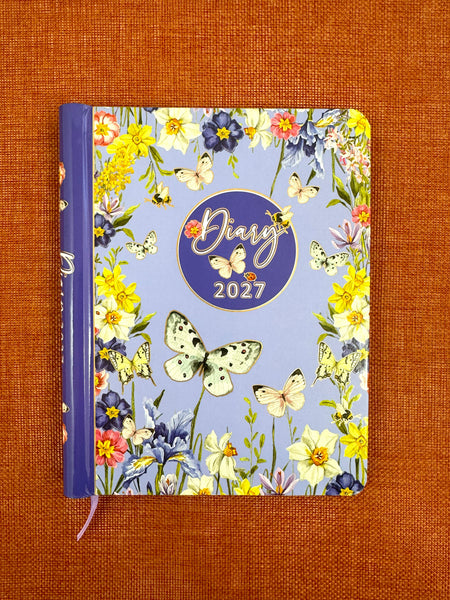 2027 A5 Diary Spiral - Spring Bloom