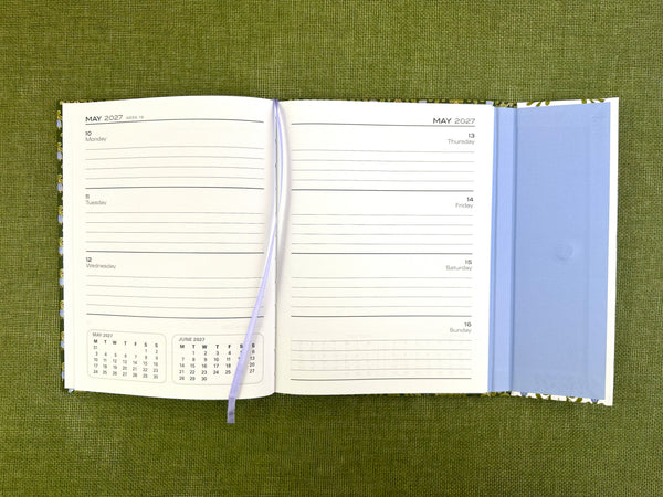 2027 A5 Diary Flip - Bluebells