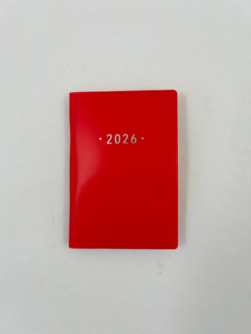 2026 A7 Softcover Diary - Red