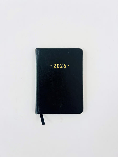 2026 A7 Hardcover Diary - Black