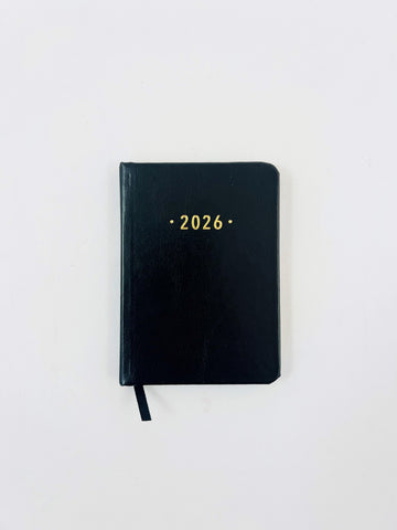 2026 A7 Hardcover Diary - Black
