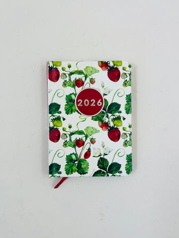 2026 A7 Hardcover Diary - Strawberries