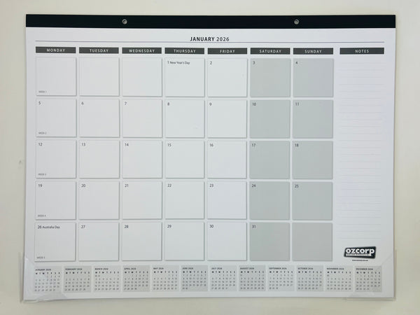 2026 Desk Planner Pad