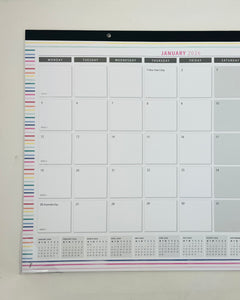 2026 Desk Planner Pad - Rainbow